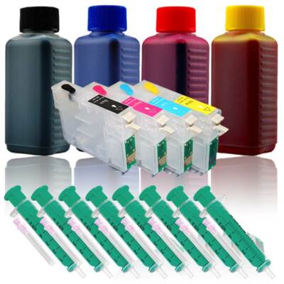 Fill In Nachfüll Patronen + Tinte für EPSON T1631 T1632 T1633 T1634 (kein OEM)