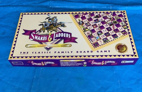 Snakes & Ladders David Halsall Traditional Games The Classic Family Board Game - Picture 1 of 5