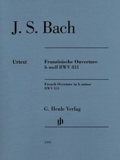 French Overture B Minor Bwv 831 Piano Solo Book NEW 051481304