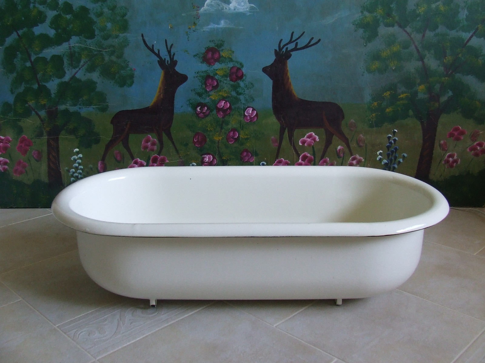 enamel baby bath