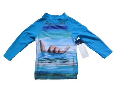 Pumpkin patch Surf dude rash top / Schwimm Shirt, Strand Shirt Gr 98 Jungs