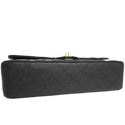 CHANEL CC Matelasse 25 Double Flap Chain Shoulder Bag Caviar CHANEL CC Matelasse 25 Double Flap Chain Shoulder Bag Caviar