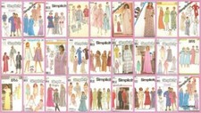 OOP Simplicity Sewing Pattern Misses Sleepwear Nightgown Pajamas Robe You Pick