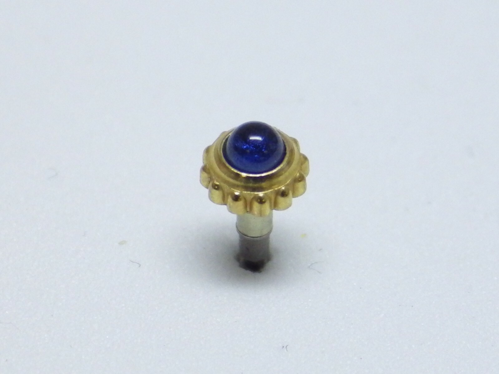 Cartier Crown & Stem 49770522 with 3.4mm Blue Cabochon for VLC Must SM Movement 81-image