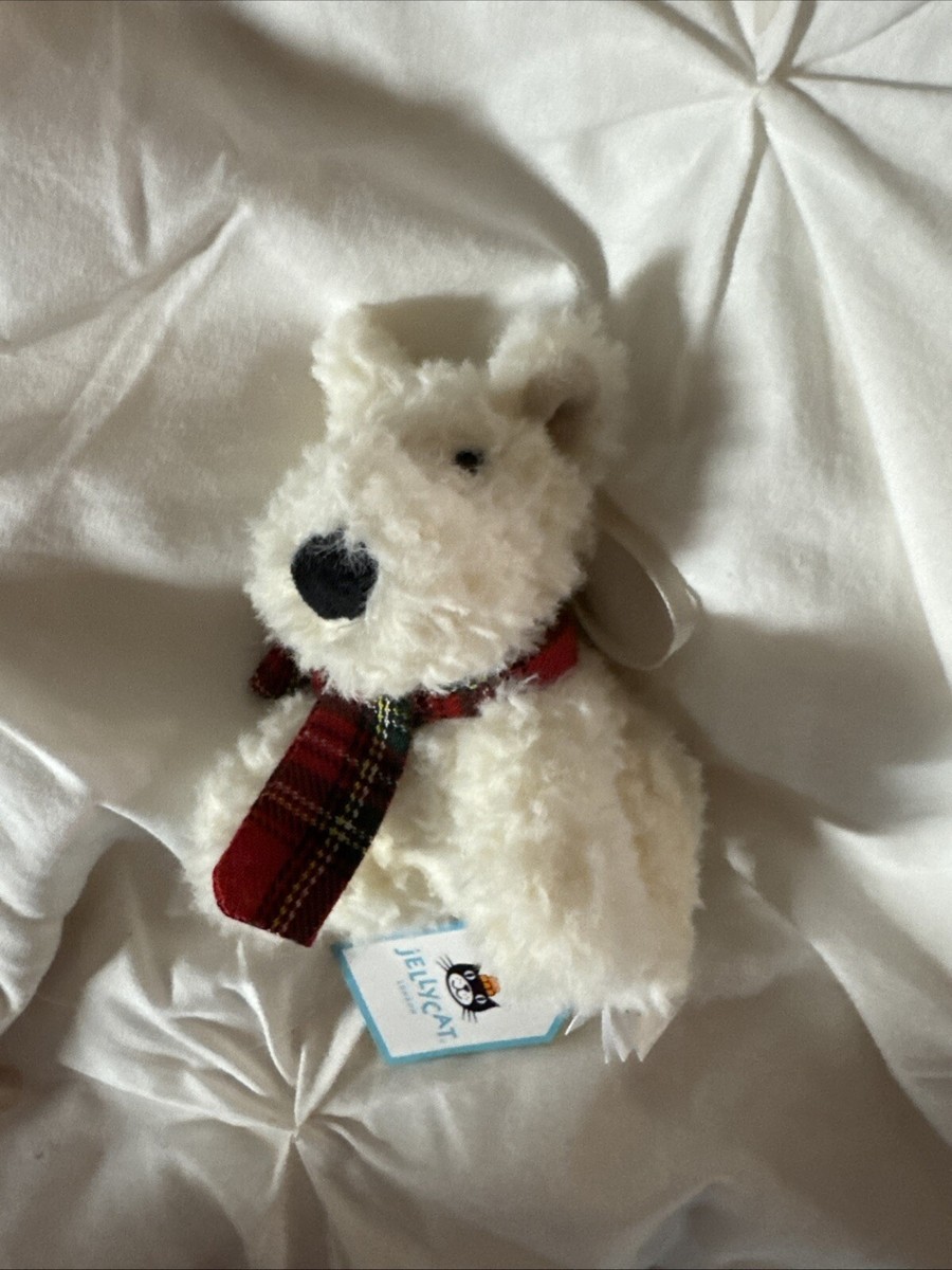 Jellycat London Munro Scottie Dog decoration Ornament bag charm