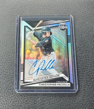 2022 Panini Elite Extra Edition Christopher Paciolla Auto