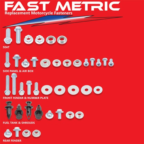 Purchase HONDA CRF250R 2006-2009 BOLT FULL PLASTICS FASTENER KIT In - Foto 10