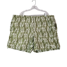 Tommy Hilfiger swim shorts bathing suit men's XL extra large green Floral