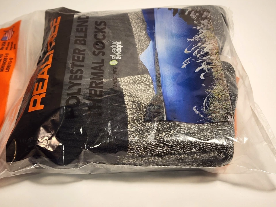 RealTree Polyester Blend Thermal Boot Socks 4 Pair size Large, NIP - Image 3 of 3
