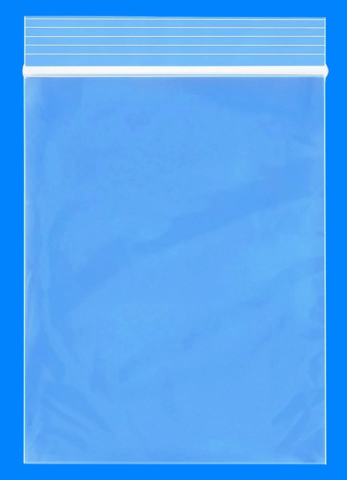 4”X6” (1000 Count) 2 Mil Clear Zipper Poly Bags, Resealable Lock Seal Zipper - Image 2 of 3