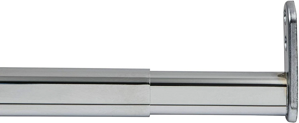 Asta Appendiabiti Cromata Telescopica Estensibile Oval 400-1100 - Immagine 2 di 4