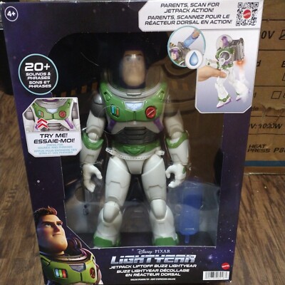 Disney Pixar Jetpack Liftoff Buzz Lightyear Figure Brand NEW! Mattel