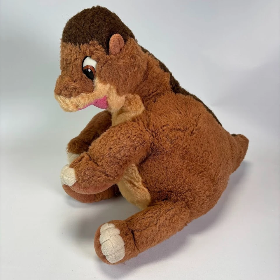 Peluche Little Foot de colección The Land Before Time etiqueta GUND relleno 17"" 1988 Corea Foto 3 de 4