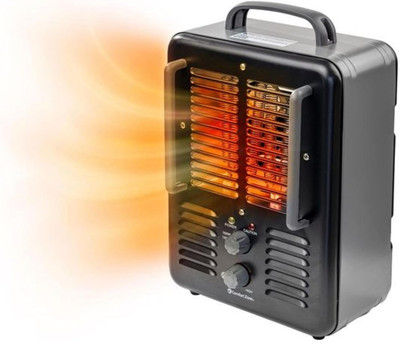 Electric Portable Milkhouse Style Utility Space Heater with Adjustable Thermosta