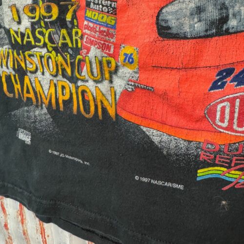Vintage 1997 JEFF GORDON #24 Nascar Tee Shirt Size L * - Picture 3 of 7
