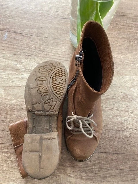 Damen Schuhe Wordstep , Gr 37, braun, Leder, Schnürer - Bild 4 von 4