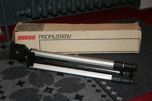Vintage Profilstativ I Revue 1639 Aluminium Stativ bis 153 cm  verstellbar TOP