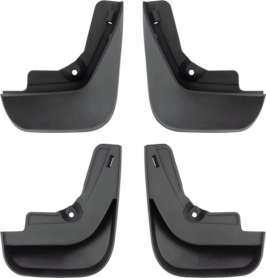 Protectores contra salpicaduras delanteros y traseros diestros y traseros para Audi A6 C6 2006-2010 cantidad 4 Foto 4 de 4