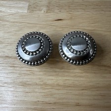 Stainless Steel Drawer Pull Lot Of 2 Cabinet Knobs With Screws