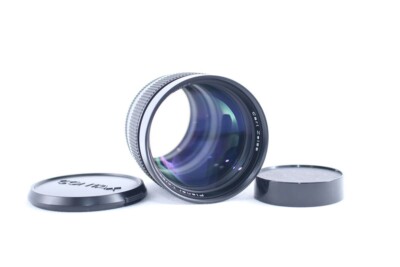 CONTAX Carl Zeiss Planar 85mm f1.4 MM Black Lens with Cap Very