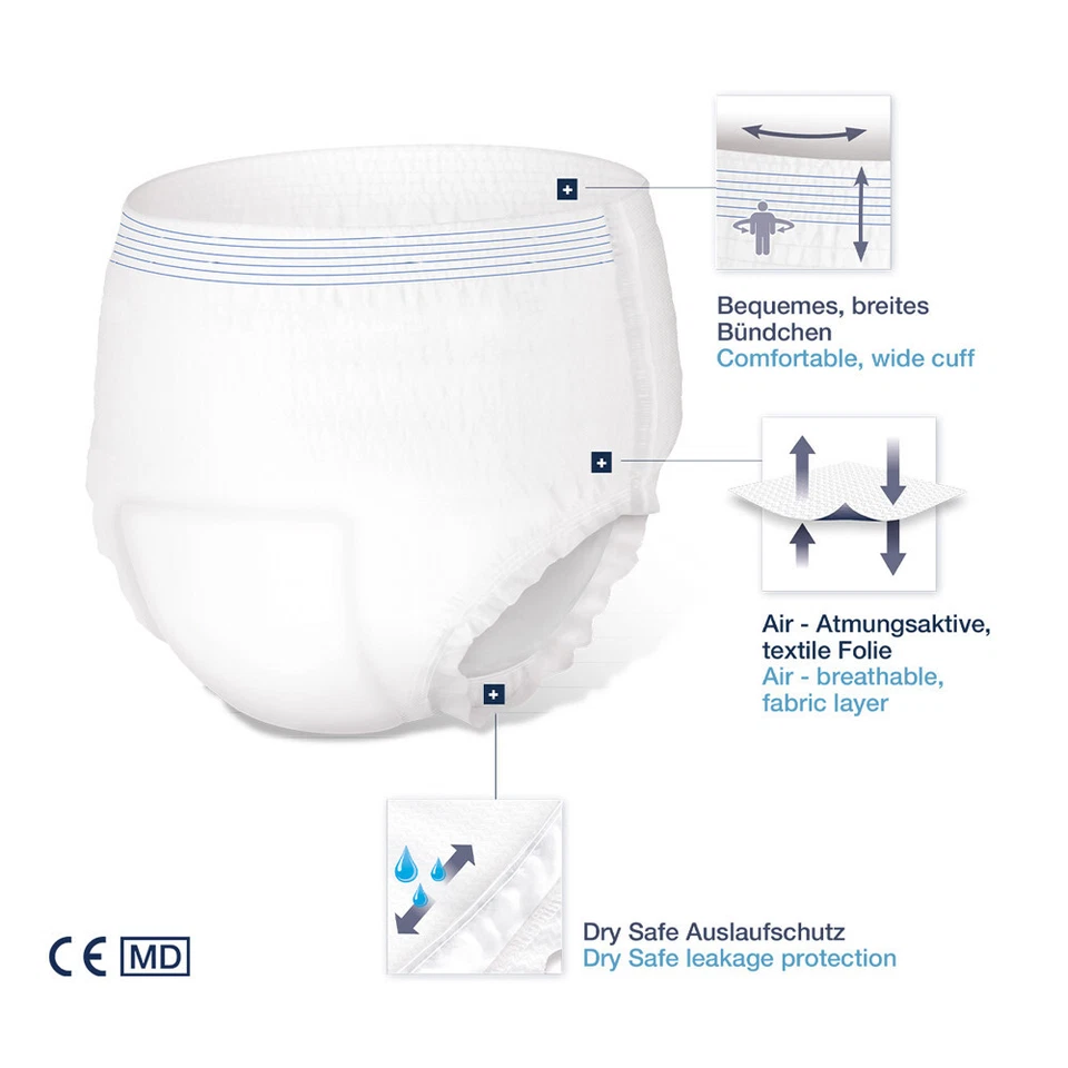 Forma-Care Incontinence Pants Adult Pull Up Nappies | Size: S, M, L, XL, XXL - Image 2 of 4