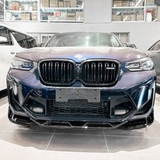 F�R BMW X3M X4M F97 F98 LCI 2018-2021 GLANZ SCHWARZ FRONTLIPPE SPLITTER
