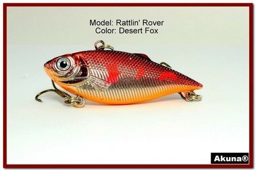 Akuna Rattlin' Rover 5.3" Sinking Fishing Lures in Choice of Colors - Picture 3 of 14