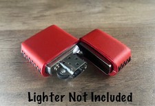 Genuine Leather Case for Zippo Lighter Standard Size (Made in USA ๐บ๐ธ)