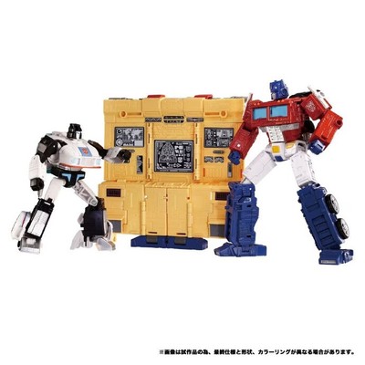 Transformers Dramatic Capture Optimus Prime Jazz Mainframe Autobot Headquarter