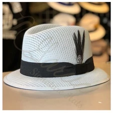 Garcia Light Grey Lowrider Derby Style Signature Hat Original