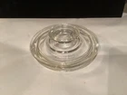 VINTAGE PYREX FLAMEWARE # 7756-C-D-11 CLEAR GLASS COFFEE POT LID NR