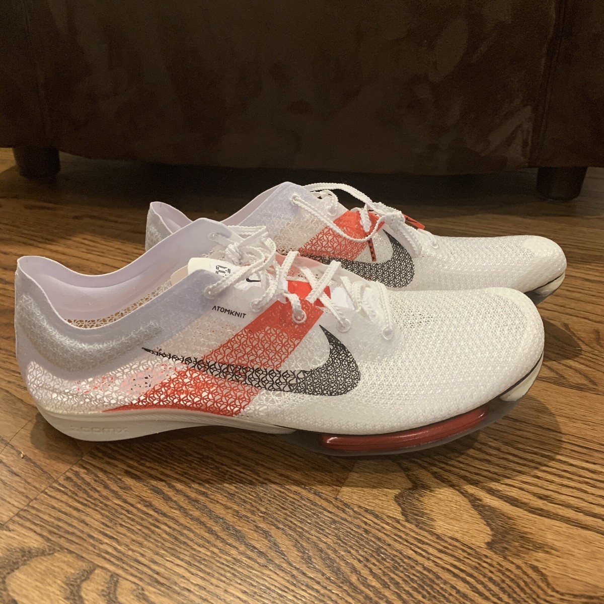 ✅ Nike‎ Air Zoom Victory Eliud Kipchoge EK Spikes Shoes Mens Size 11 White / Red Amazon.com | Nike Air Zoom Victory EK Eluid Kipchoge Track  main image 2