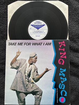 King Masco   Take Me For What I Am Vinyl LP 1988 CLEANED/TESTED EX+ SOCA CALYPSO