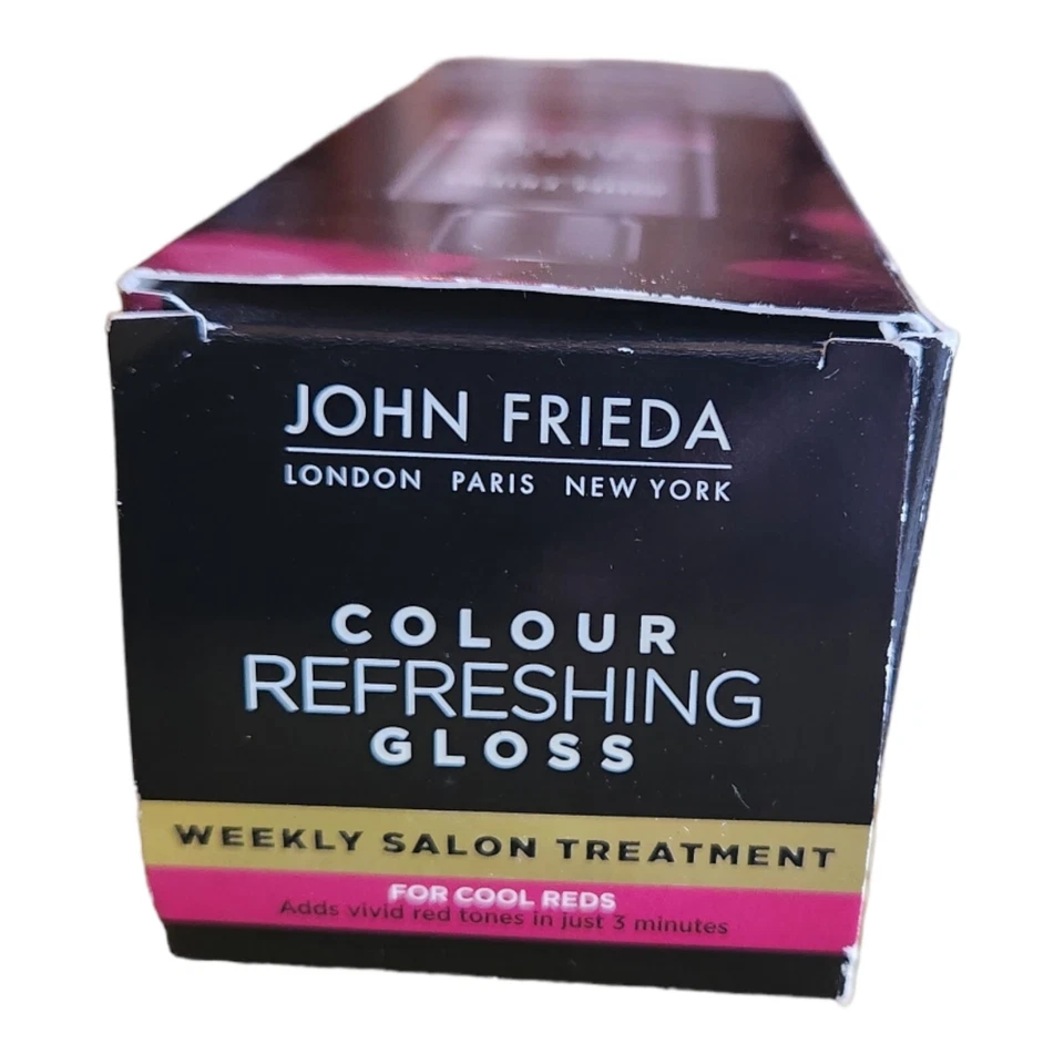 Lot NEW John Frieda Colour Refreshing Gloss -6 In Shower Treatment Cool Reds 6oz - Image 3 of 4