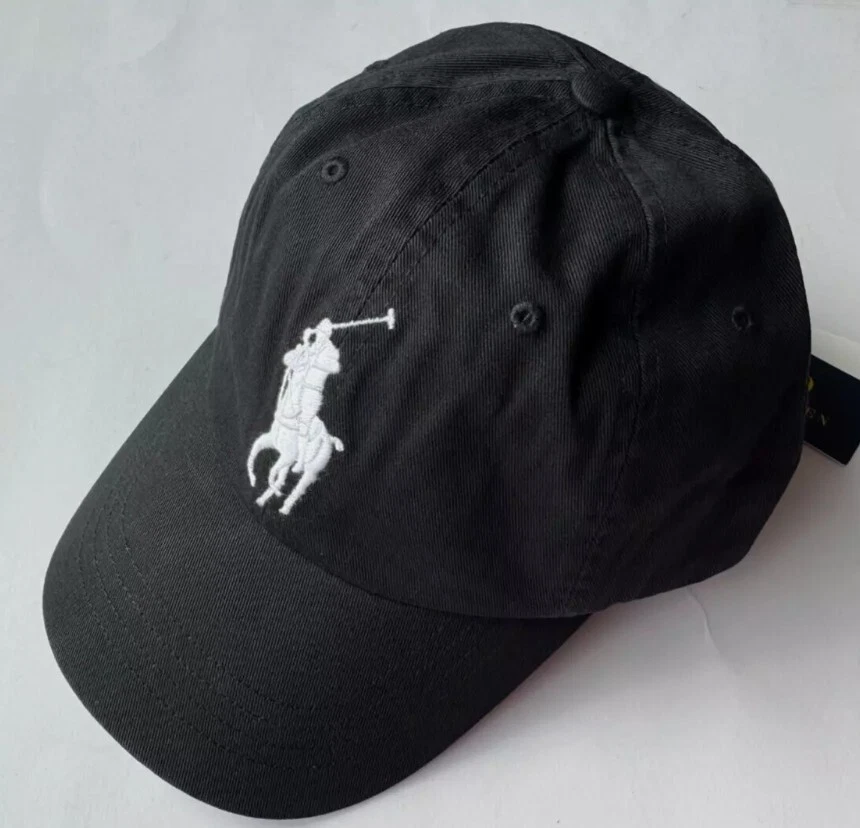 Polo Ralph Lauren Men's Black Baseball Caps for sale | eBay