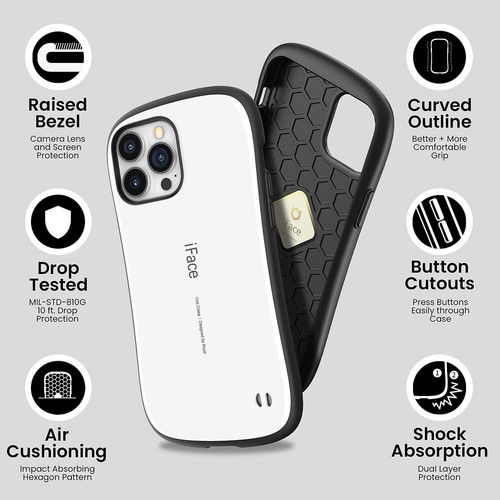iFace Mall First Class Shockproof Case for iPhone 11 12 13 14 15 16 Pro Max XS - Photo 101 sur 120