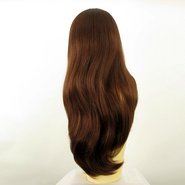 Perruque Femme Gladis 31 - Cheveux Semi-longs Couleur Cuivré Brun Foncé - Neuf Avec étiquettes