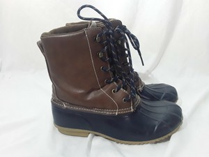 bean boots navy