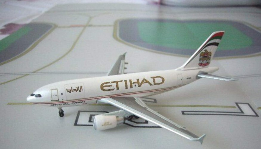 DRAGON WINGS ETIHAD AIRWAYS CRYSTAL CARGO AIRBUS A310-300F TF-ELS