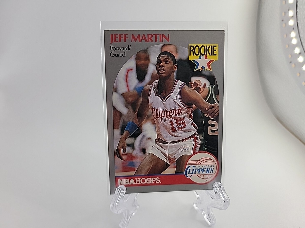 1990 NBA Hoops Jeff Martin Rookie Card #148 Los Angeles Clippers