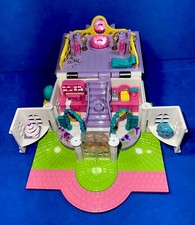 Vintage 1994 Bluebird Polly Pocket Light Up Bridal Salon Playset No Dolls Works 