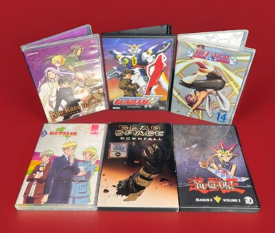Anime DVD Lot Of 6 - Gundam, Bleach, Yu-Gi-Oh!, Hetalia, Kyo Kara Maoh! & More!