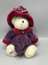 Boyd's 10" Red Hat Society Bear "Mrs Rouge Chapeau" Vintage Collectable Bear NOS