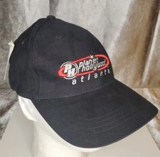 Vtg Planet Hollywood Strapback Atlanta 90s Black Embroidered Planet 2000 Cap