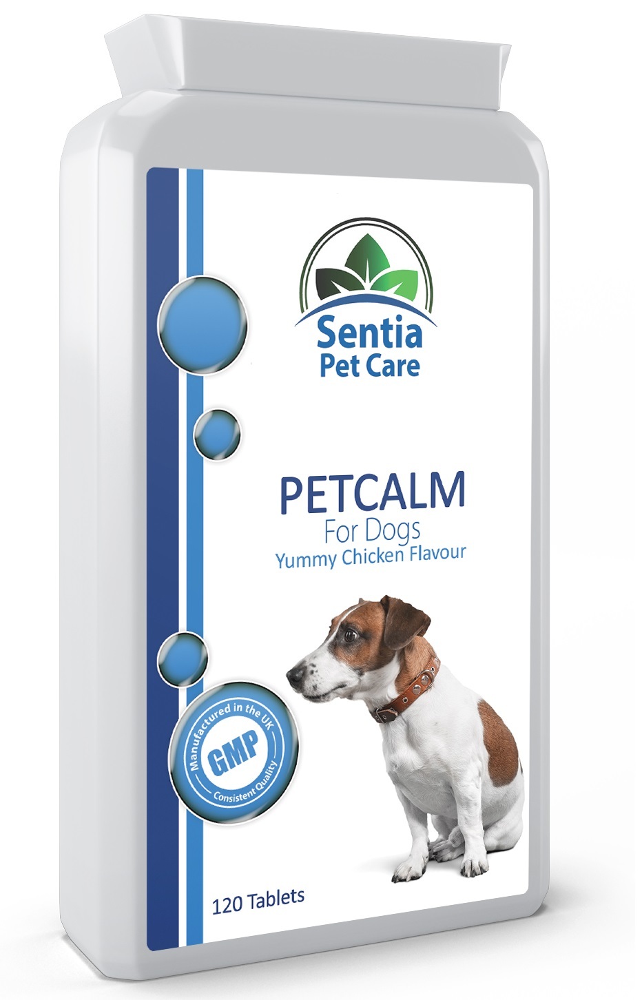 Natural Dog Calming Tablets for Anxiety Stress Aggression Nervous