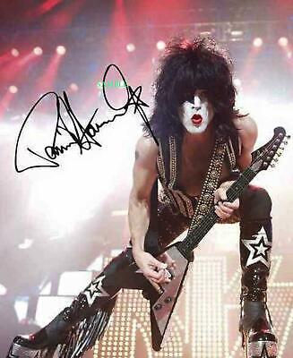 PAUL STANLEY REPRINT SIGNED 8X10 PHOTO AUTOGRAPHED CHRISTMAS MAN CAVE GIFT KISS 