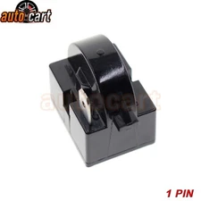QP2-4.7 Start Relay Refrigerator 1 Pin PTC for 4.7 Ohm Compressor QP2-4R7 Black