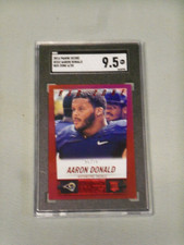 Aaron Donald, 2014 Panini Score Rookie Card, Red Zone, 6/20, SGC 9.5