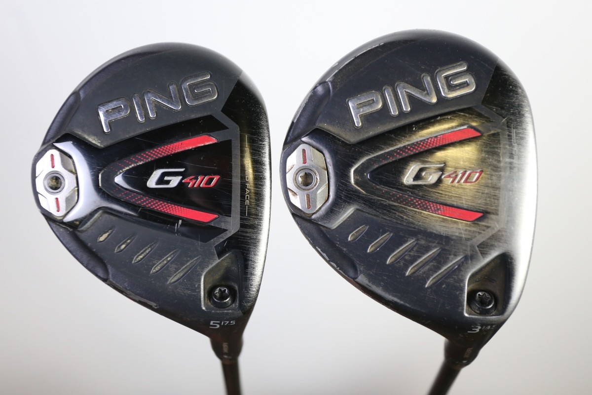 Ping G410 3W, 5W Fairway Wood Set RH Graphite Shaft Regular Flex  