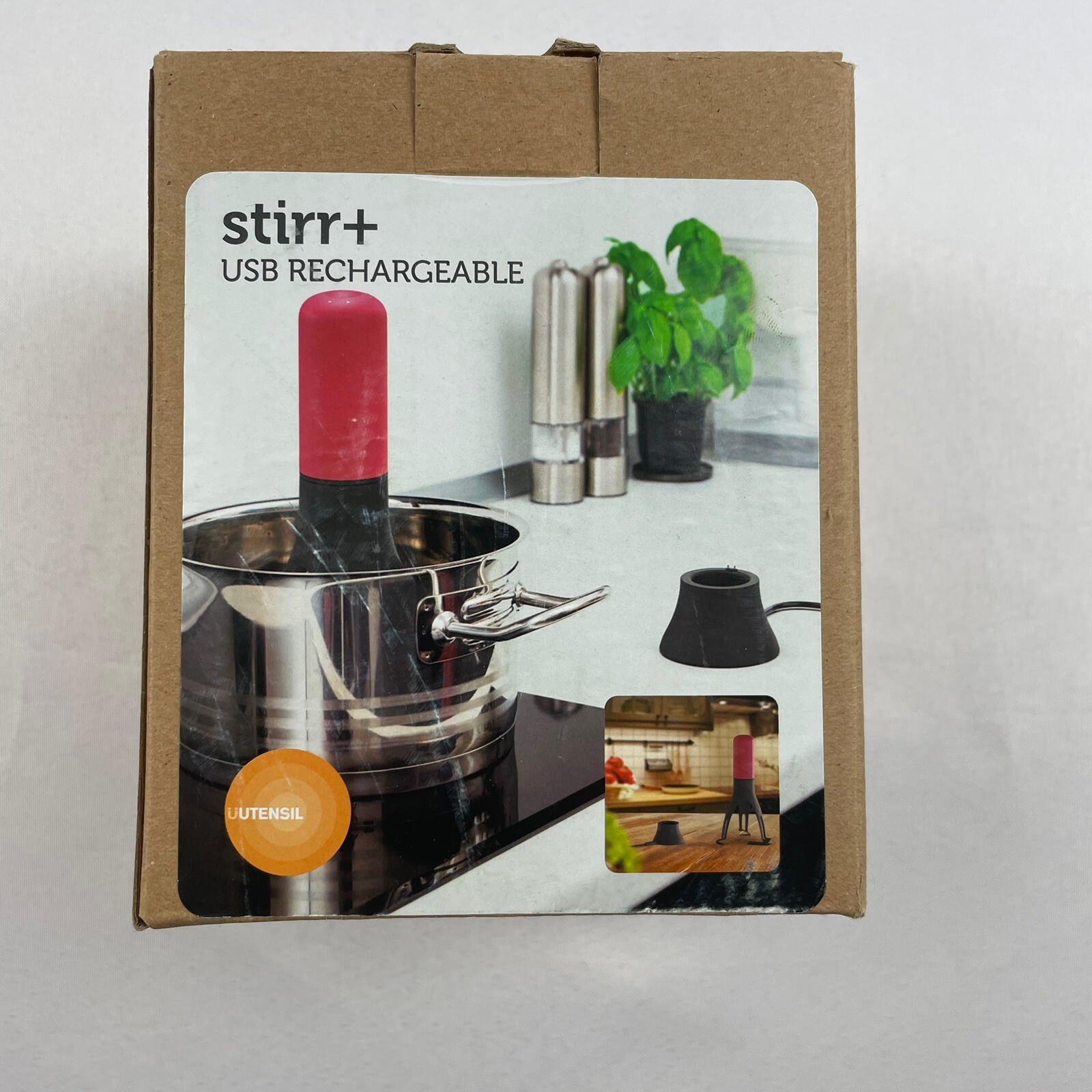 UUTENSIL Stirr + Automatic Pan Stirrer USB Rechargable Stirr Plus eBay